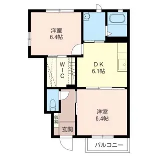 ファミールコートIII【1階】の間取り