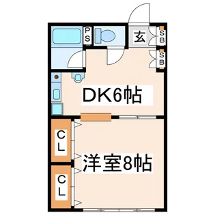 ヴァルール熊本駅前【3階】の間取り