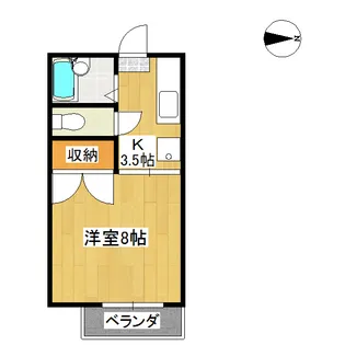 岐阜県多治見市平井町1【アパート】の間取り