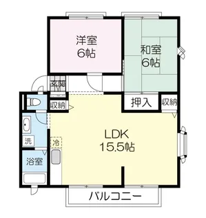 サンライフ柏【1階】の間取り