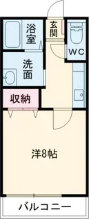 1Kの間取り画像