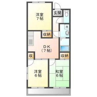 コーポM&I【1階】の間取り