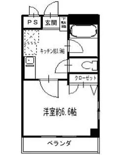 パティオ【3階】の間取り