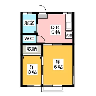 タマダハイツ【1階】の間取り