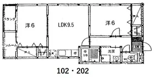 リジェール【1階】の間取り