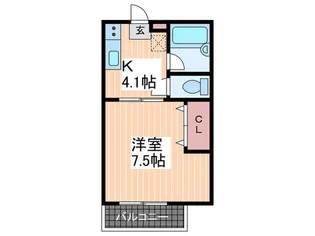 コ-ポT1【1階】の間取り