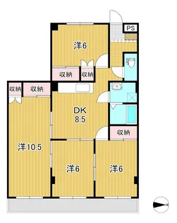 マーメイド【2階】の間取り