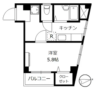 メイプルハイツ【2階】の間取り