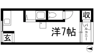 加茂ハイツ【2階】の間取り