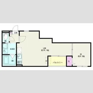 Jack kaimeiI【3階】の間取り