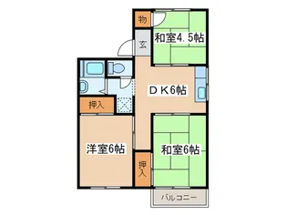 コ-ポウィステリアの間取り