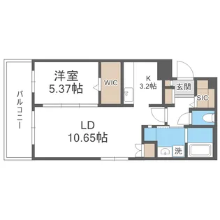 quador Contigo 高宮【4階】の間取り