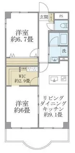 西船橋スクエアガーデン【4階】の間取り
