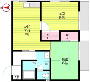 コーポフォーリア【1階】の間取り