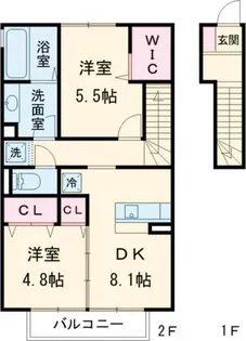 H.I.T【2階】の間取り
