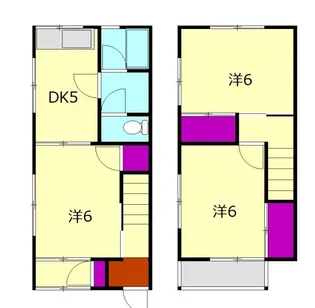 神奈川県小田原市中里【一戸建】の間取り