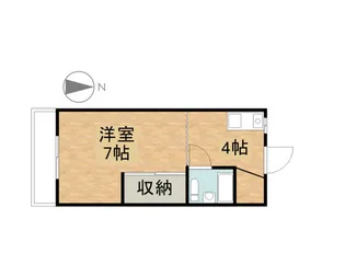 ホワイトメゾンミツオカ【1階】の間取り