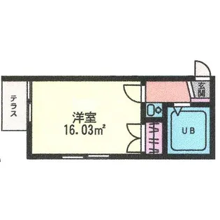 レオパレス桜台【1階】の間取り