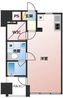 ルミエール西中央【8階】の間取り