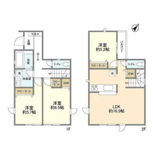 東京都町田市小野路町【一戸建】の間取り