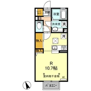 アルフォート A【1階】の間取り