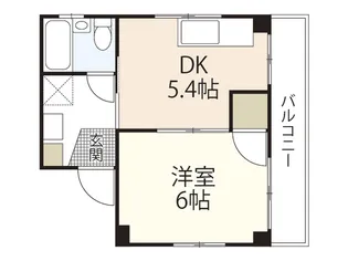 坪井ビル【3階】の間取り