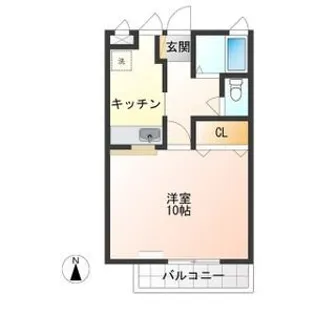 サニーサイド【1階】の間取り