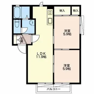 パークホーム青山 F【2階】の間取り