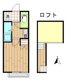 アップルハウス台原2【2階】の間取り