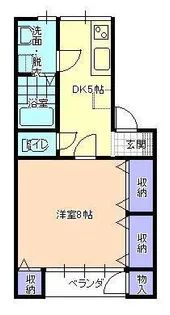メゾンステータス【2階】の間取り