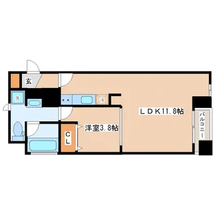 レムナント晩翠【7階】の間取り