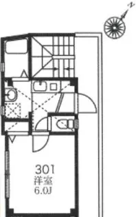 メゾンフラワー荻窪【3階】の間取り