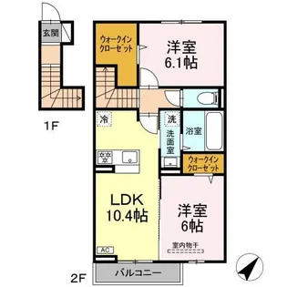 グラン・セレスト【2階】の間取り