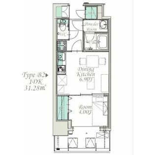 スプランディッド新横浜【11階】の間取り