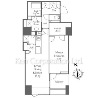 三田ガーデンヒルズ ノースヒル【13階】の間取り