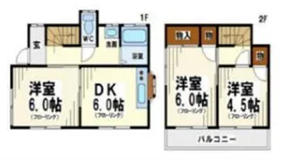 東京都青梅市畑中3【一戸建】の間取り