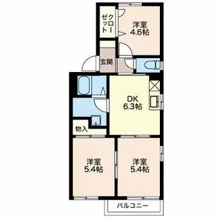 Castor【1階】の間取り