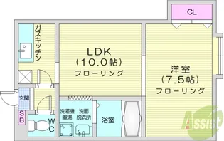 ローレル【2階】の間取り