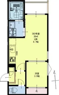 REGALEST リヤン【3階】の間取り