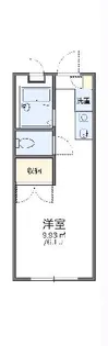 レオパレス97【1階】の間取り