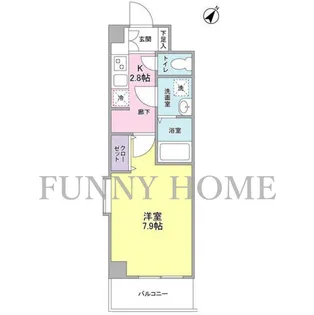 ル・ヴィラージュ中目黒【2階】の間取り