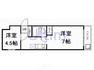 メゾン・ド・パリエ【4階】の間取り