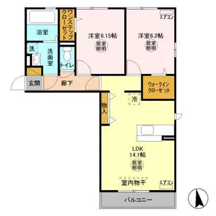 dolce ドルチェ【2階】の間取り