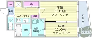 バリュー3【6階】の間取り