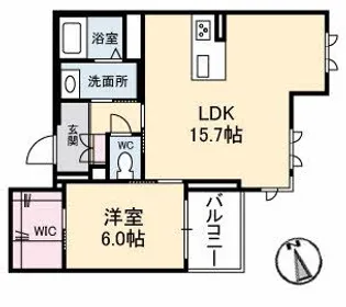 Feliseed YAHATA(フェリシード八幡)【2階】の間取り