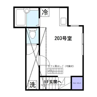 レイクヒル池上【2階】の間取り
