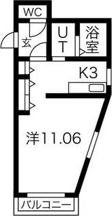 ワラヤビル【2階】の間取り