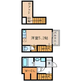ラ・カーサ イズミの間取り