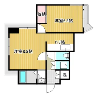 ライオンズマンション浜田山【5階】の間取り