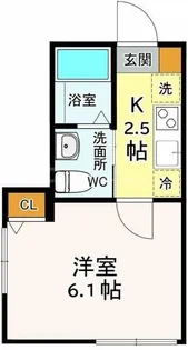 ブリーズ東船橋【2階】の間取り